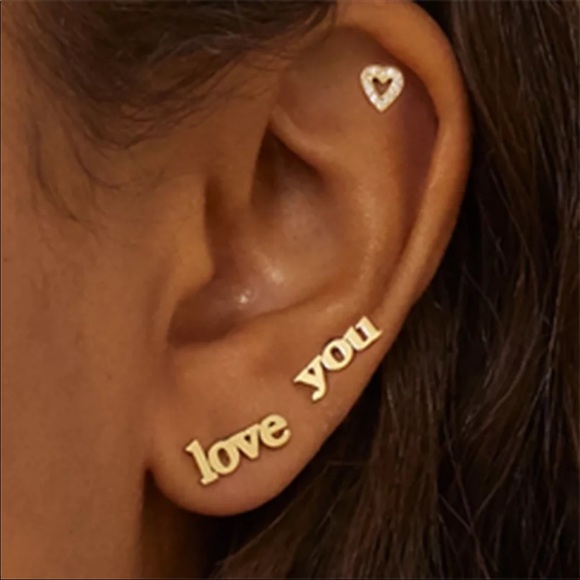 Jewelry - 🆕 3 Pc. Love You Stud Set